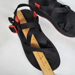Chaco Odyssey Sandals Mens 10 Hiking Outdoor Active Open Toe Water Shoes Red Blk Chaco Odyssey Sandals Mens 10 Hiking Outdoor Active Open Toe  main image 4